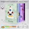CHIBI Astronef Fusee Spaceship Rocket Amigurumi Crochet Pattern THUMB 3 FROGandTOAD Créations